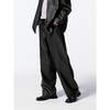 GXG男装 黑色皮裤仿皮休闲裤宽松阔腿 24年秋G24X023039 商品缩略图3