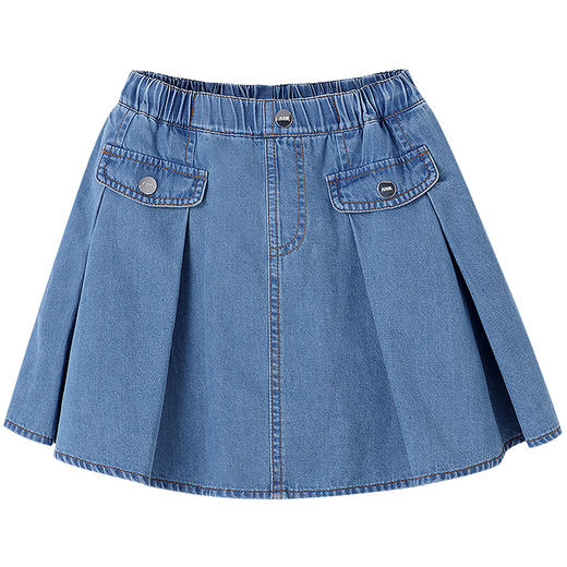 【实体店同款】女童全腰牛仔半裙夏季新款安奈儿童装AG523606 商品图5