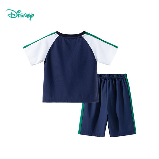 迪士尼宝宝男童短袖短裤套装时尚休闲透气卡通短袖套装夏季新款ZD2ET013 商品图13