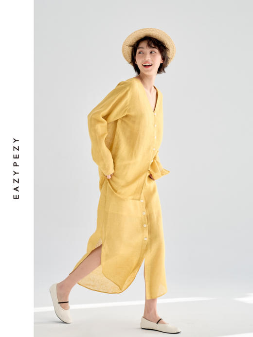 25SS 亚麻空气感衬衫半裙套装 商品图1