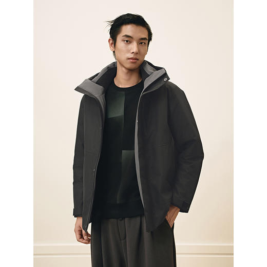 GXG男装 冲锋衣羽绒服男撞色户外运动羽绒服通勤外套冬季热卖 商品图2