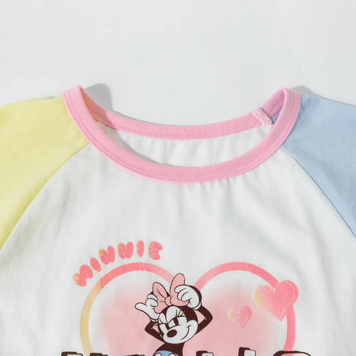迪士尼宝宝（Disney Baby）女童短袖T恤上衣时尚休闲百搭透气卡通短袖夏季新款ZD2ES007* 商品图5