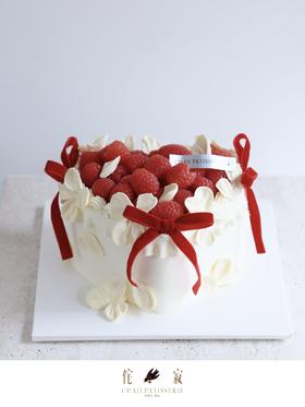 【客定】心愿蛋糕0070（红色丝带样式随机）