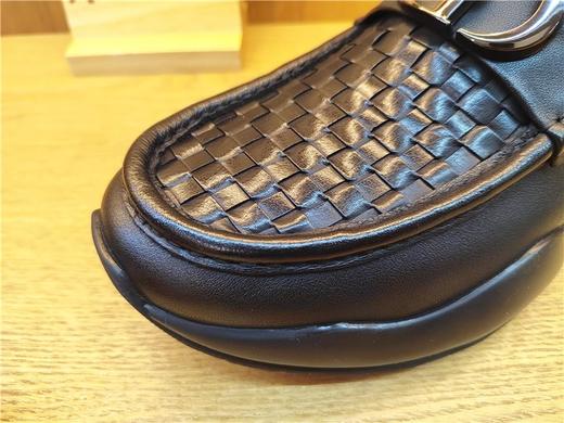 豪行春季新款12190019纯皮真皮商务休闲男鞋皮鞋单鞋 商品图1