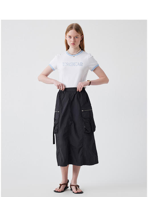 Teenie Weenie小熊字母T恤女夏季女t恤TTRA252408T 商品图2