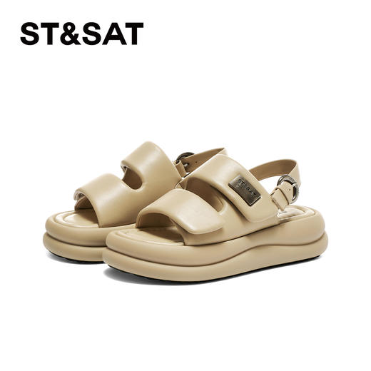 星期六休闲简约轻软厚底运动凉鞋SSC21150R9 商品图9