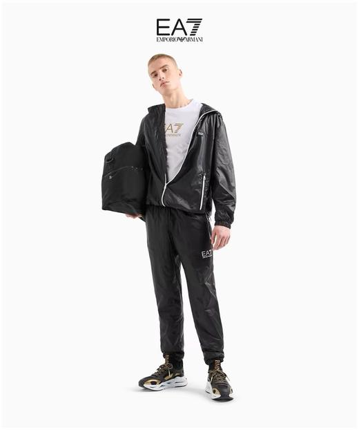 纯元。阿玛ni EA7春季薄款连帽夹克外套 商品图3