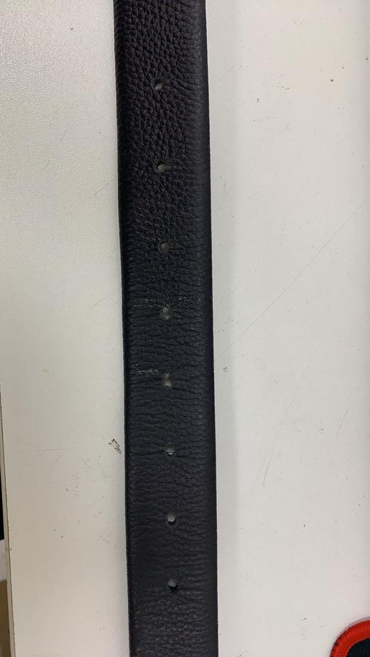 6942199079358105 沙驰satchi 男式腰带整张头层牛皮针扣皮带青年  105cm【节日礼物】送男友 商品图5