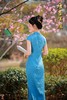 【蓝 姬】春夏新款人丝提花古法改良旗袍年轻日常优雅新中式 商品缩略图5