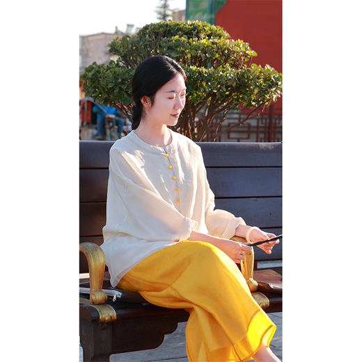【2026东衣作】新中式衬衣（25710132吉量-设计师） 商品图2