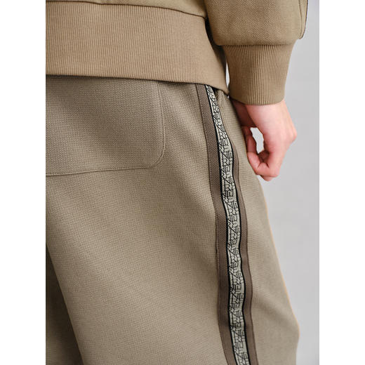 GXG男装 肌理面料提花休闲裤男士长裤 G24X024120 商品图4