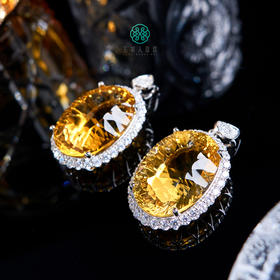 玉美人菲菲/S925水晶吊坠约18*25mm/多样性发一/约37克拉