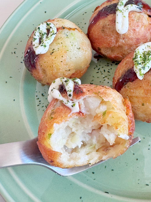 山の姆同款！超大颗【日式章鱼小丸子】加送木鱼花/照烧酱/海苔粉！纯手工制作 料足味美 深海野生章鱼 粒大Q弹 外皮酥脆 内里软糯 顺丰到家 商品图8