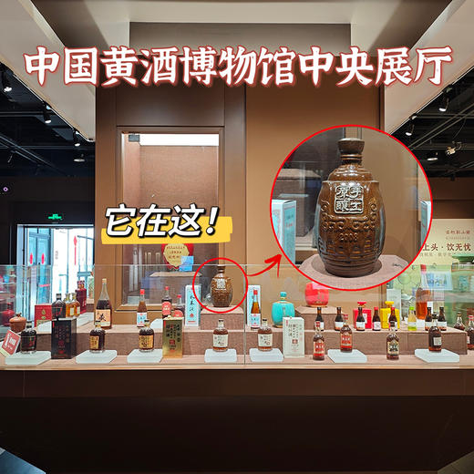 热卖中！！限前300名下单399元/坛！【古越龙山官旗有售 17年陈】古越龙山2008年手工冬酿典藏绍兴黄酒 16.5度 2.5L/坛 商品图1