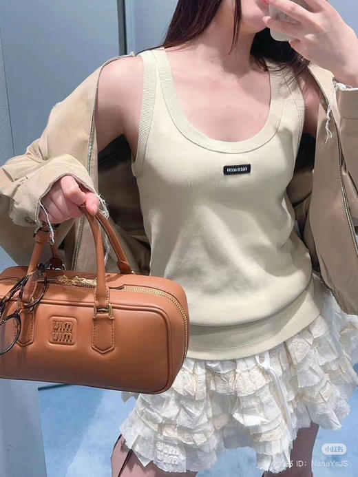 320-2 miu坑条背心 我穿L合适 商品图5