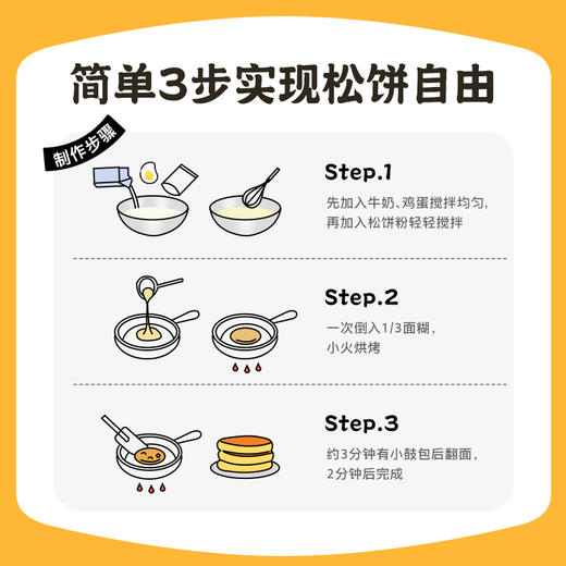 【赏味期限2026/9/30】森永（Morinaga）松饼粉日本进口小麦预拌粉华夫饼粉早餐自制烘焙原料快速方便 枫糖风味松饼粉600g/袋 商品图5