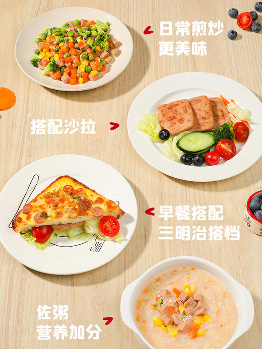 【忆小口会员周活动专区3件8折】英氏忆小口森林慢养黑猪午餐肉 商品图5