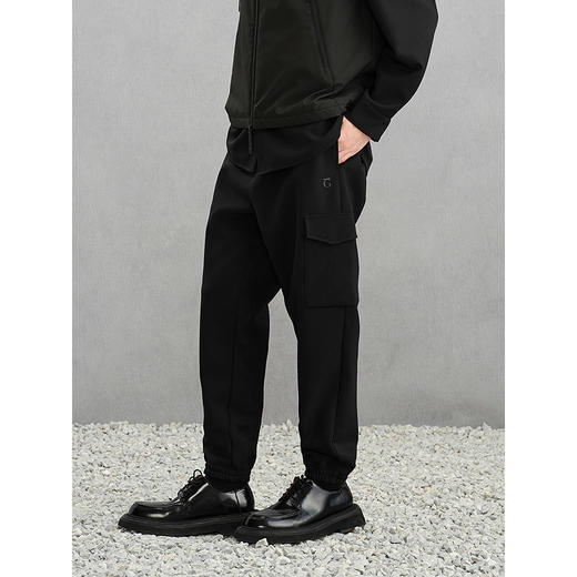 GXG男装 宽松工装裤束脚卫裤通勤 24年冬G24X024146 商品图2