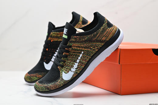 耐克Nike Free 4.0 Flyknit赤足轻量透气休闲运动跑步鞋631053-006男鞋 商品图7