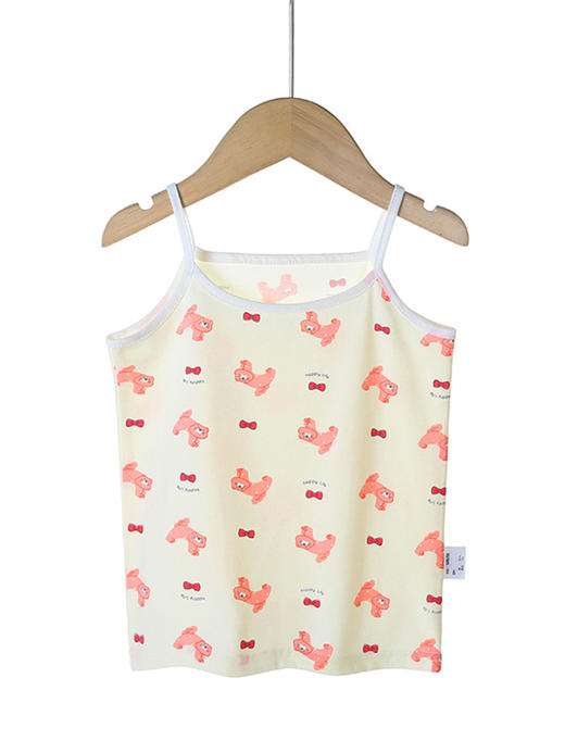 【59.9/任选3件！】夏季新款纯棉女童吊带 女宝宝卡通打底背心 中大童护肚内衣家居服-QQ 商品图2