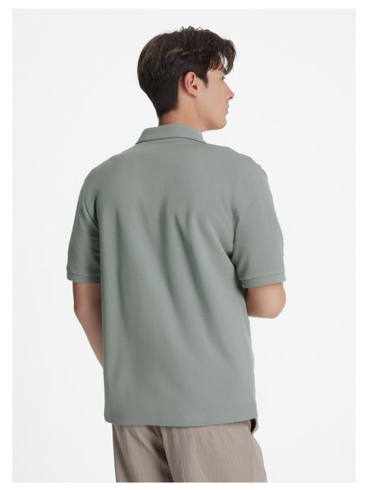 callisto绿色丝绵凉感纤维T恤 商品图4