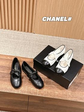 香奈儿25米兰走秀款超火蝴蝶结玛丽珍鞋（HC）