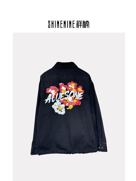 439672039手绘花朵夹克 商品图1