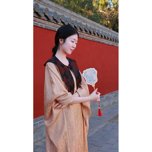 【抖音专属】新中式云肩（25705103朱草-结缘款） 商品图1