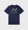 Sporty & Rich - Faubourg T Shirt - Navy/Cream - 女装 - T恤 - 深蓝色/奶油色 商品缩略图1