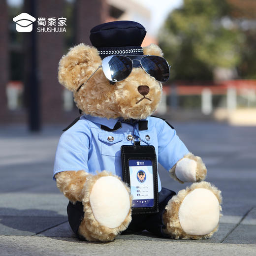 【墨镜证件熊威威（可定制）】定制毛绒玩偶礼品礼物 儿童毛绒玩具家居摆件 商品图2