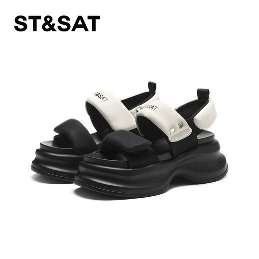 星期六运动感轻便厚底休闲沙滩鞋SSC21150B9 商品图10