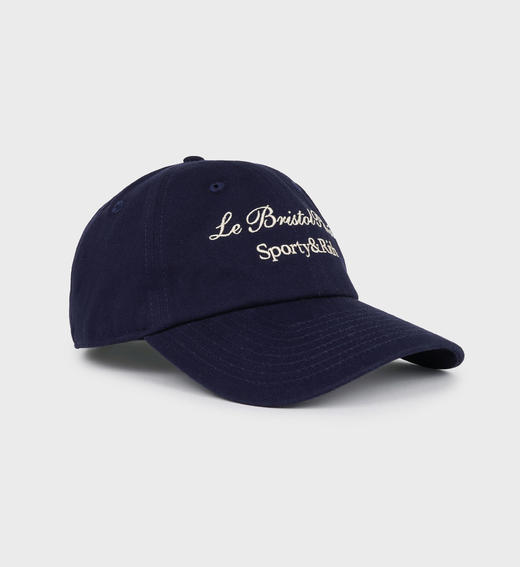 Sporty & Rich - Faubourg Hat - Navy/Cream - 女装 - 帽子 - 深蓝色/奶油色 商品图1