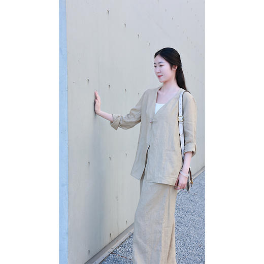 【抖音专属】阔腿裤（24709615赭罗-设计师） 商品图2