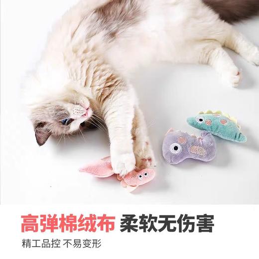 4楼Eubelle欧蓓 AIMOE奇妙生物猫咪玩具3个 内置铃铛猫薄荷 幼猫啃咬解闷 活动价：18.9元 商品图3