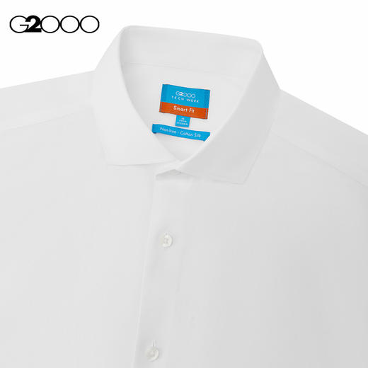 G2000男装SS25商场新款【免烫防皱】棉质桑蚕丝质感正装长袖衬衫 51121572 商品图2