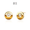 FANCI范琦x宫主 万事胜意平安扣耳钉琥珀棕女新款国风新中式轻奢送妈妈送女友 商品缩略图0