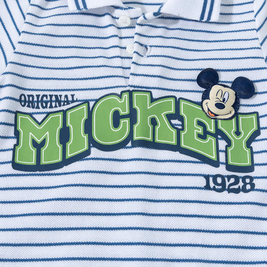 【米奇绅士风哈衣】迪士尼2025夏季新款男童亲肤短袖连体衣亲肤舒适爬服 商品图14