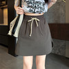 【灰色工装短裙】夏薄款新款 美式高腰a字半身裙 抽绳速干运动裙  商品缩略图6