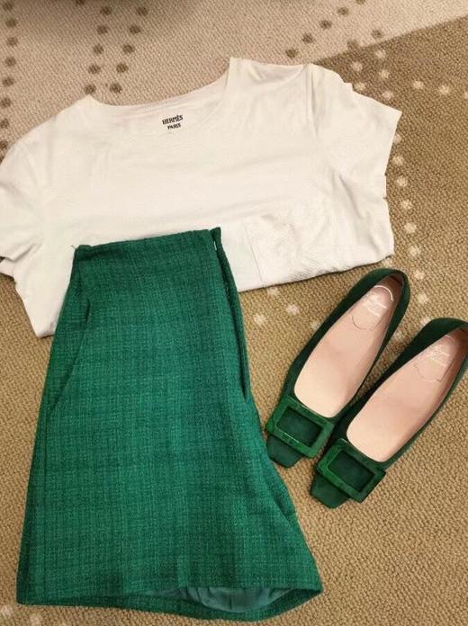 RV新款方扣高跟鞋，进口胎牛皮更显高级（JS） 商品图4