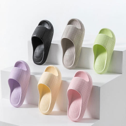 【超值两双装】宅小年 空气气垫凉拖鞋 轻盈舒适 马卡龙色系 商品图10