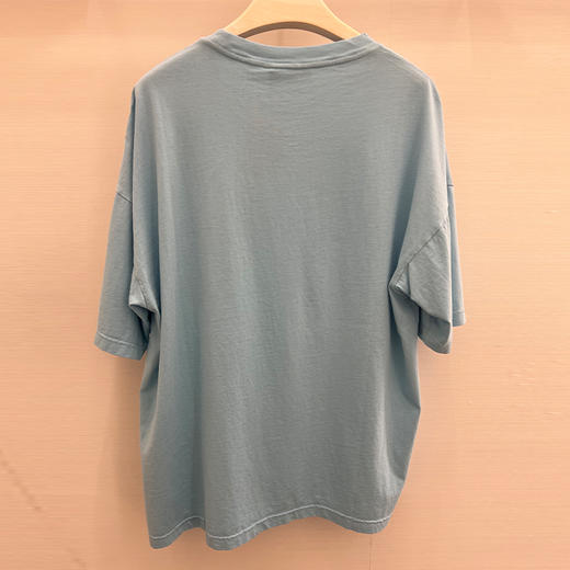 KITON 男士字母徽标印花圆领短袖T恤 蓝色 UMM047306001 商品图1