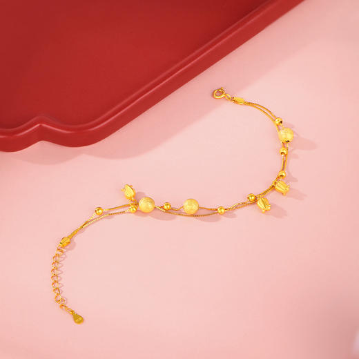 周六福S925银铃兰花手链ZLFD072053★ 商品图6