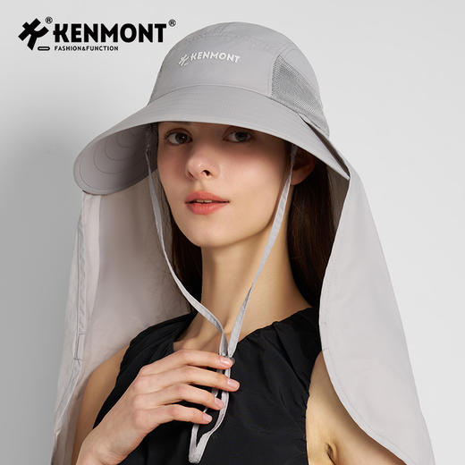 卡蒙 KM-6150  护颈一体防晒帽 商品图9