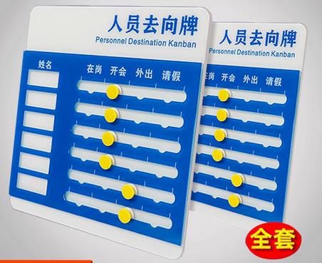 【JL】人员去向牌 商品图0
