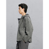 GXG男装 花灰色粗人字纹通勤连帽大衣  冬热卖G24X064029 商品缩略图2