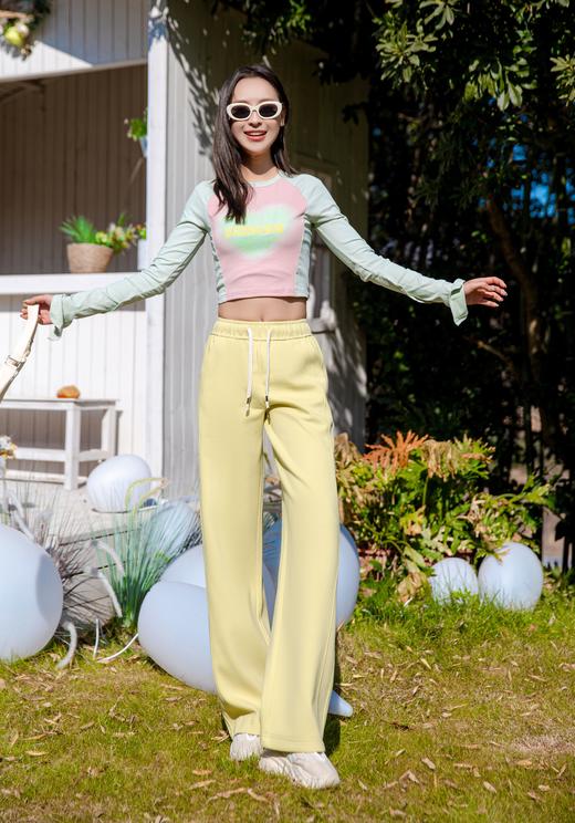 LU家同款香蕉直筒卫裤显瘦百搭直筒裤 商品图1