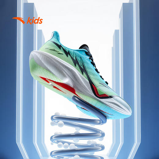 安踏儿童运动鞋男大童氮科技跑步系列绑带马赫5跑鞋312525521 商品图1