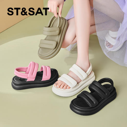 星期六厚底百搭运动沙滩凉鞋SS32115B99 商品图0