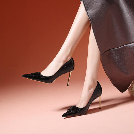 【预售7天】新款法式复古高颜值高跟鞋配裙子百搭高跟女单鞋XC&SR289 商品图1