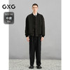 GXG男装 黑色棒球领夹克男休闲通勤夹克外套24年冬G24X214098 商品缩略图1